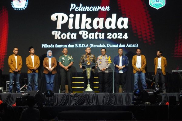 Fantastis! Anggarkan Rp 500 Juta KPU Kota Batu Gelar Peluncuran Tahapan Pilkada 2024, Dimeriahkan Gilga Sahid