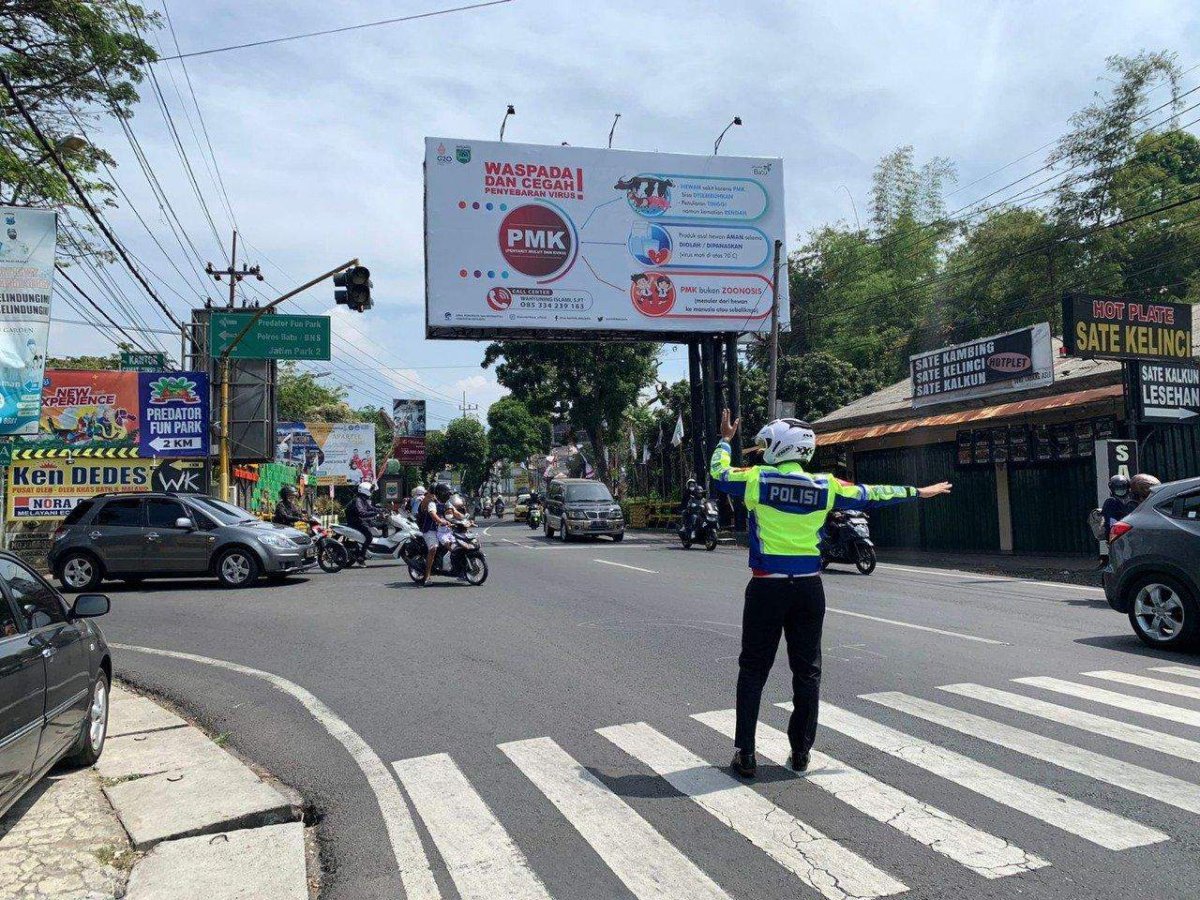 Kapolres Batu AKBP Oskar Terjunkan Tim Urai, Atasi Kepadatan Arus Lalu Lintas Libur Akhir Pekan