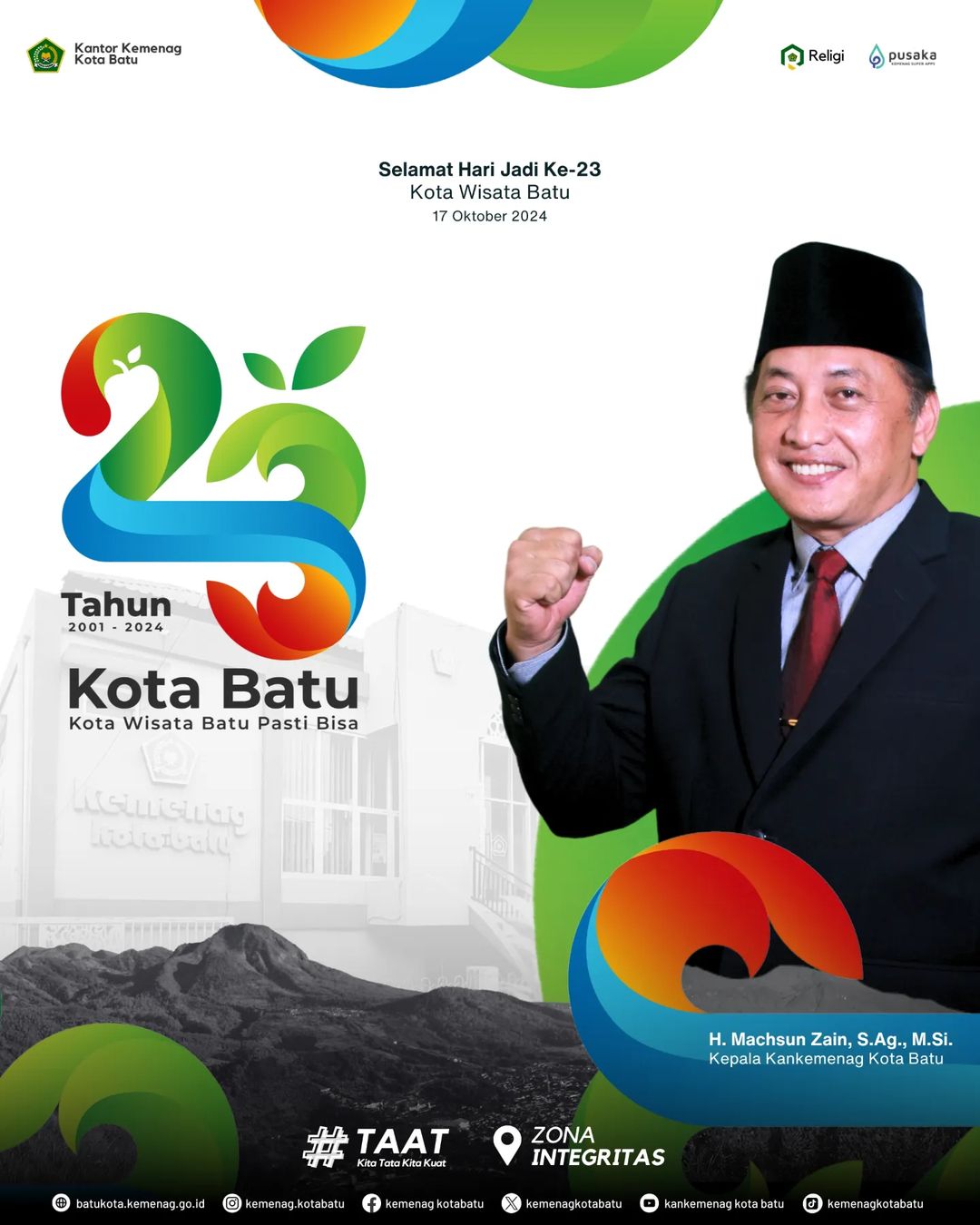 Iklan Ucapan Hari Jadi Kota Batu ke-23