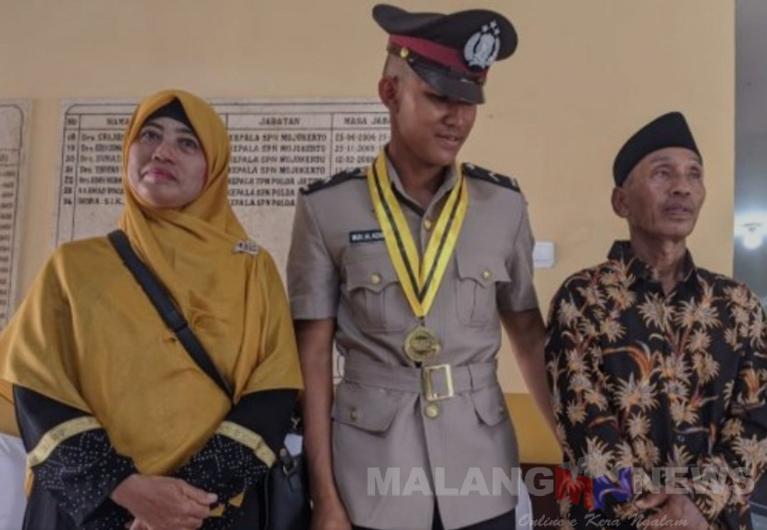 Anak Kuli Bangunan, Jadi Lulusan Bintara Terbaik di SPN Mojokerto