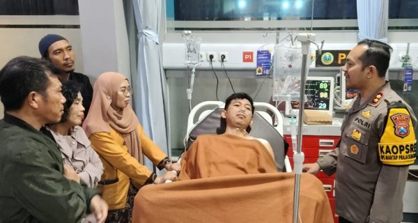 Kapolres Batu AKBP Andi Tangung Biaya Pengobatan dan Operasi Korban Penembakan di Temas