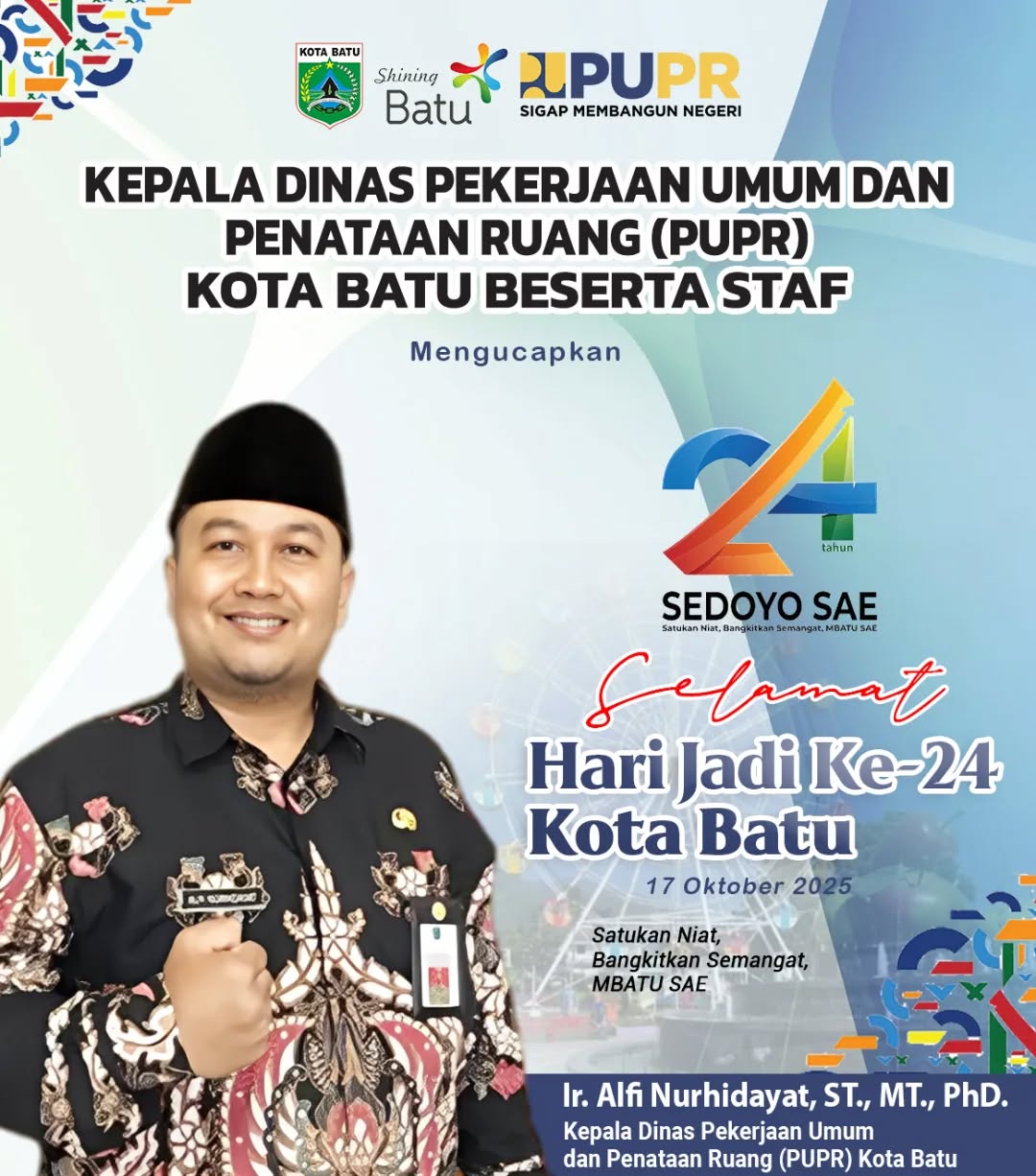 Iklan Ucapan Hari Jadi Kota Batu ke-24