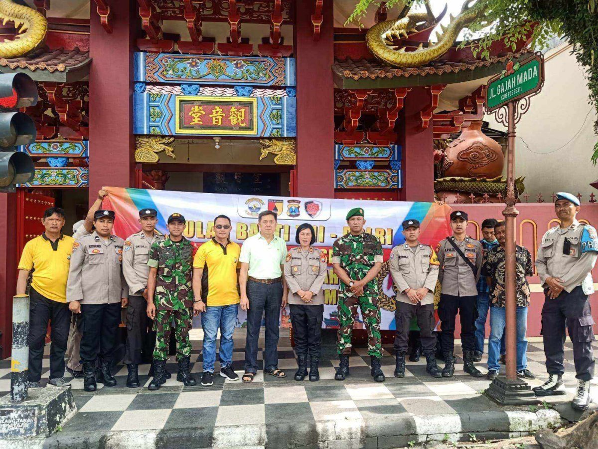 Cooling System, Polres Batu Sinergi dengan Kodim 0818 Gelar Baksos di Masjid, Klenteng dan Gereja