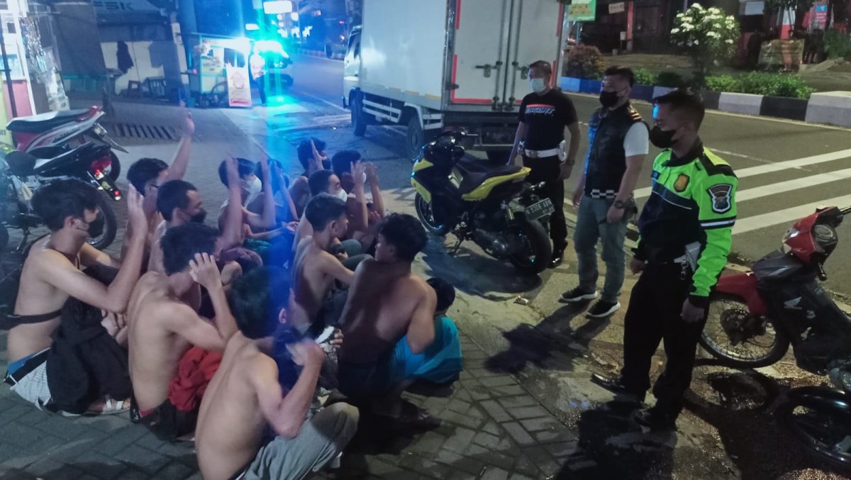 Jaga Kamtibmas Selama Ramadhan, Polresta Malang Kota Gelar Patroli Balap Liar