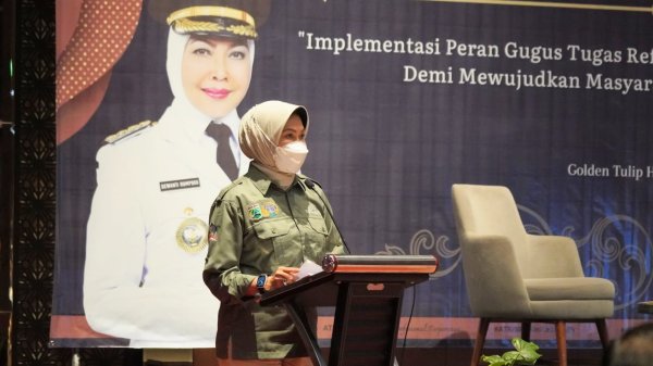 Wali Kota Batu Dewanti Rumpoko, Buka Rakor Penyelenggaraan Reformasi Agraria Kota Batu 2022