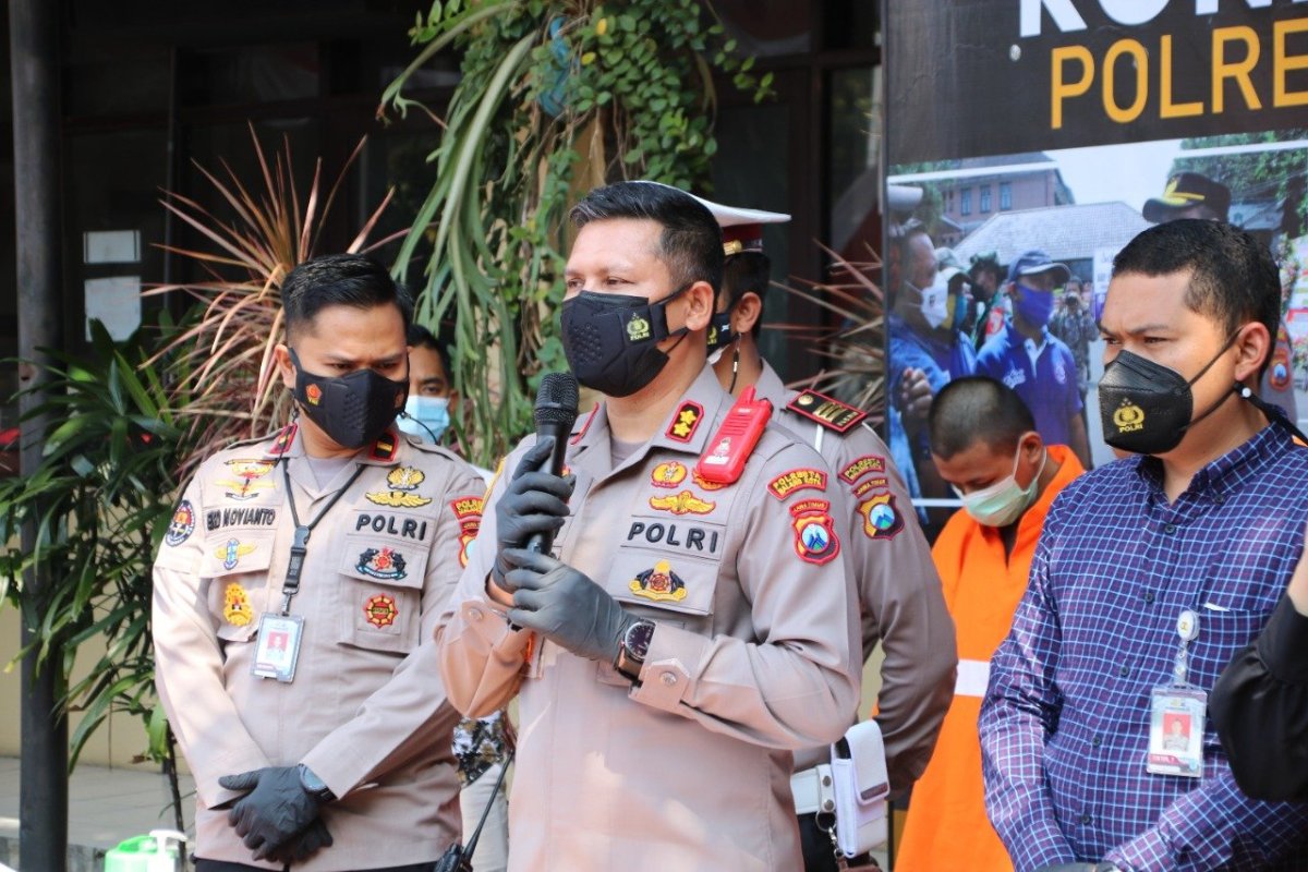 Polresta Malang Kota, Gelar Konferensi Pers Ungkap Kasus Curat