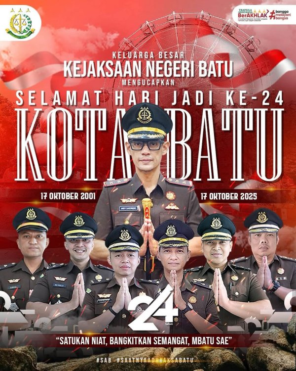 Iklan Ucapan Hari Jadi Kota Batu ke-24