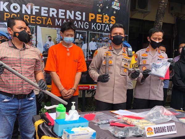 Polresta Malang Kota, Ungkap Kasus Pembunuhan Istri Siri