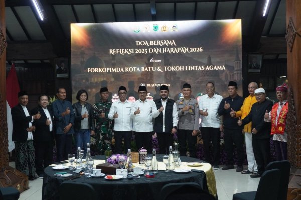 Pemkot Batu Gelar Doa Bersama, Sambut Tahun Baru 2026 untuk Keselamatan Indonesia