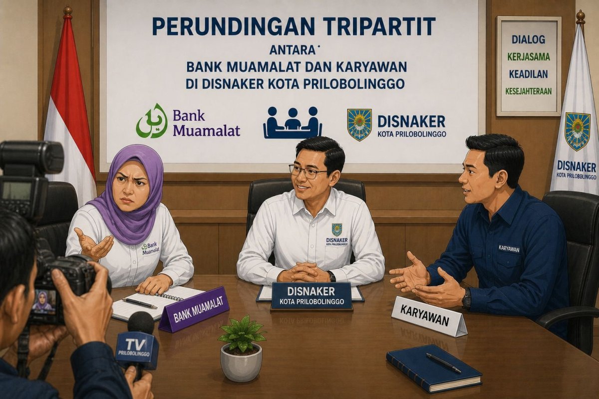 Disnaker Probolinggo Gelar Perundingan Tripartit, Kuasa Hukum Karyawan PHK Sepihak Beri Apresiasi