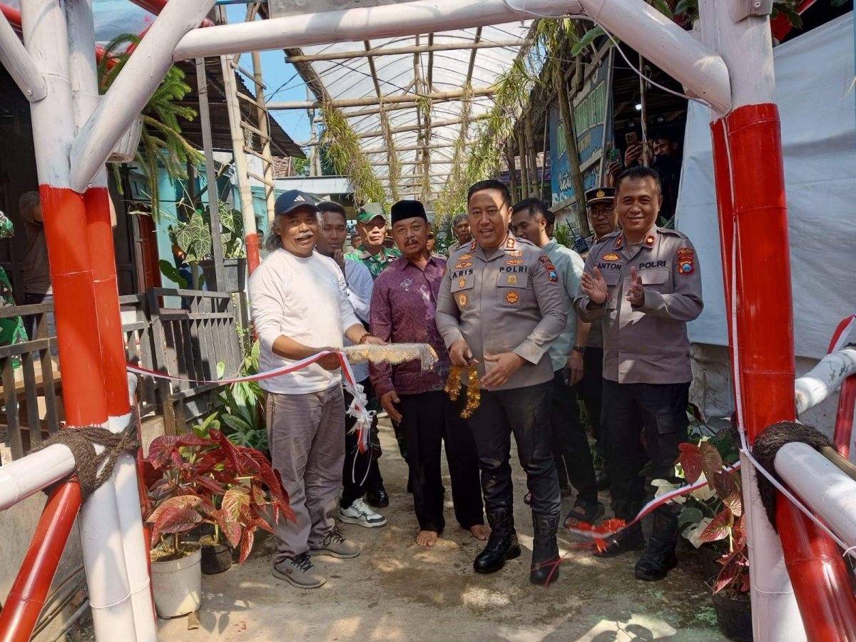 Kades Tulungrejo, Suliono Ucapkan Terima Kasih, Polres Batu Resmikan Jembatan Merah Putih Presisi, Akses Warga Kini Lebih Nyaman dan Aman
