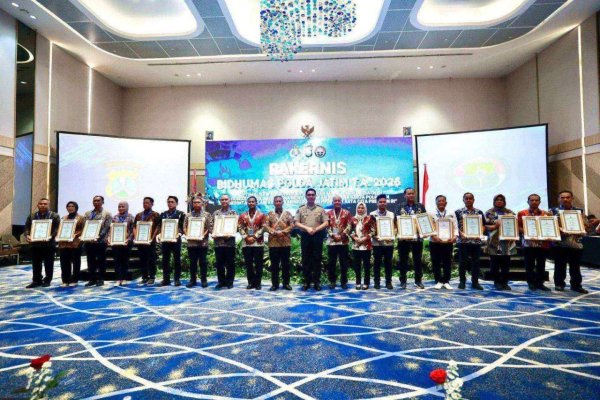 Dorong Penguatan Komunikasi Publik dan Manajemen Media, Polda Jatim Gelar Rakernis
