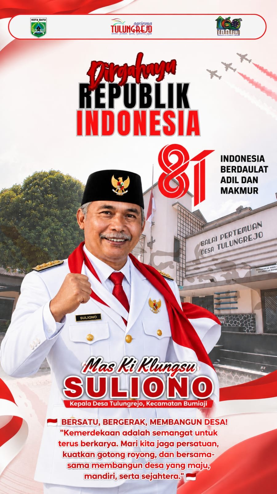 Dirgahayu Kemerdekaan Republik Indonesia ke-81