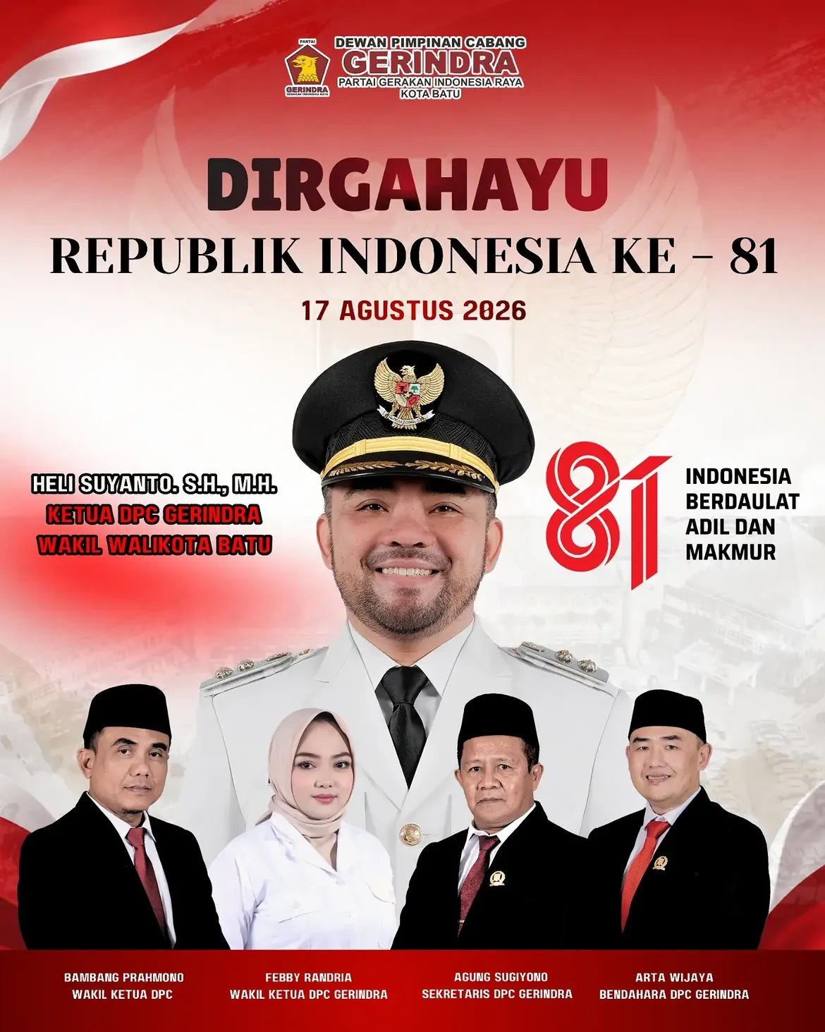 Dirgahayu Kemerdekaan Republik Indonesia ke-81