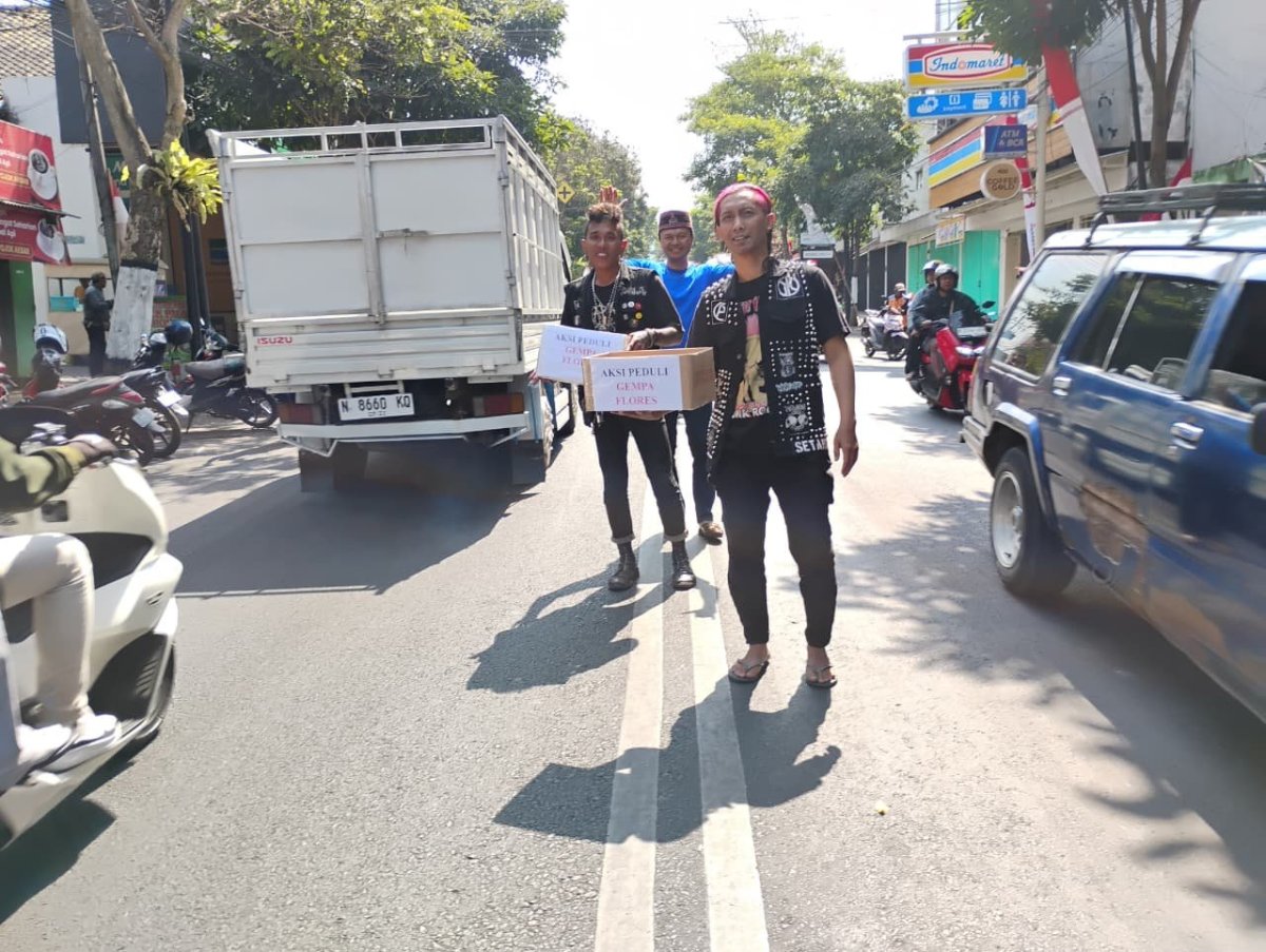 Forbes Koba Galang Dana untuk Korban Gempa  NTT, Gandeng Elemen Masyarakat, Komunitas Punk dan Jurnalis