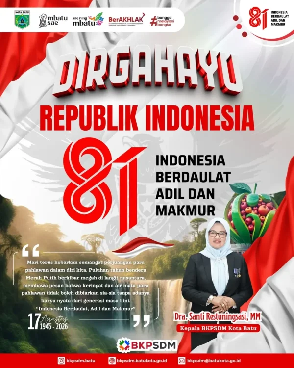 Dirgahayu Kemerdekaan Republik Indonesia ke-81