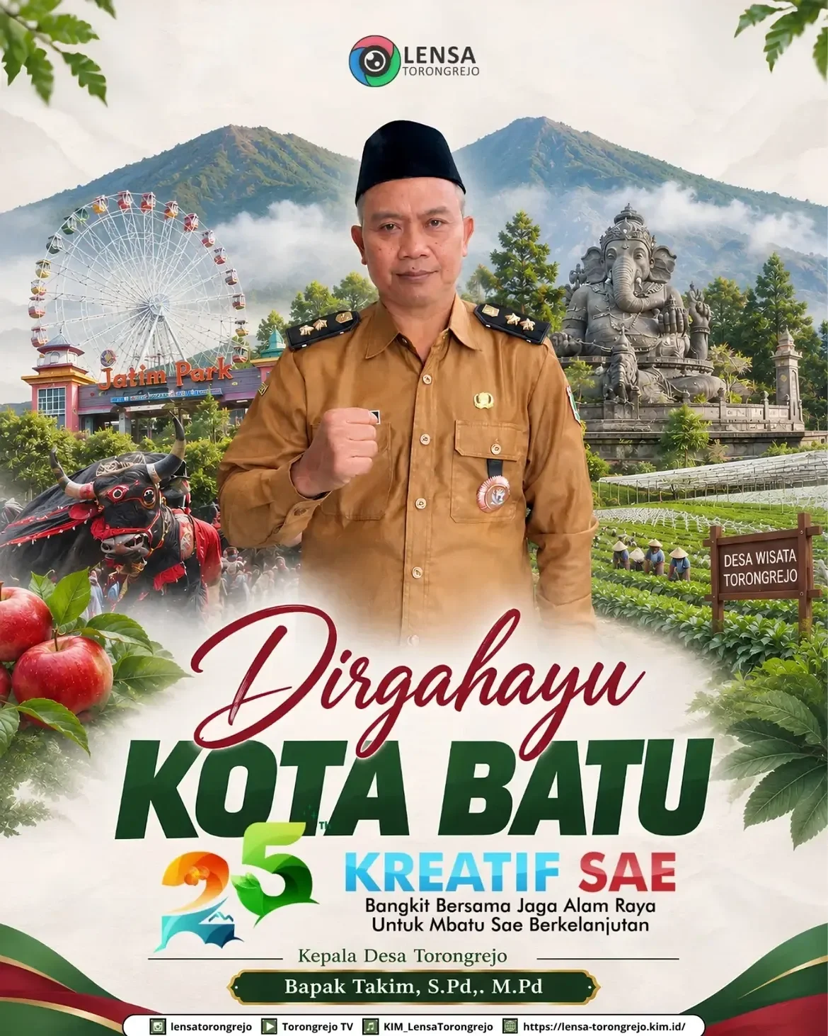 Iklan Ucapan Hari Jadi Kota Batu ke-25