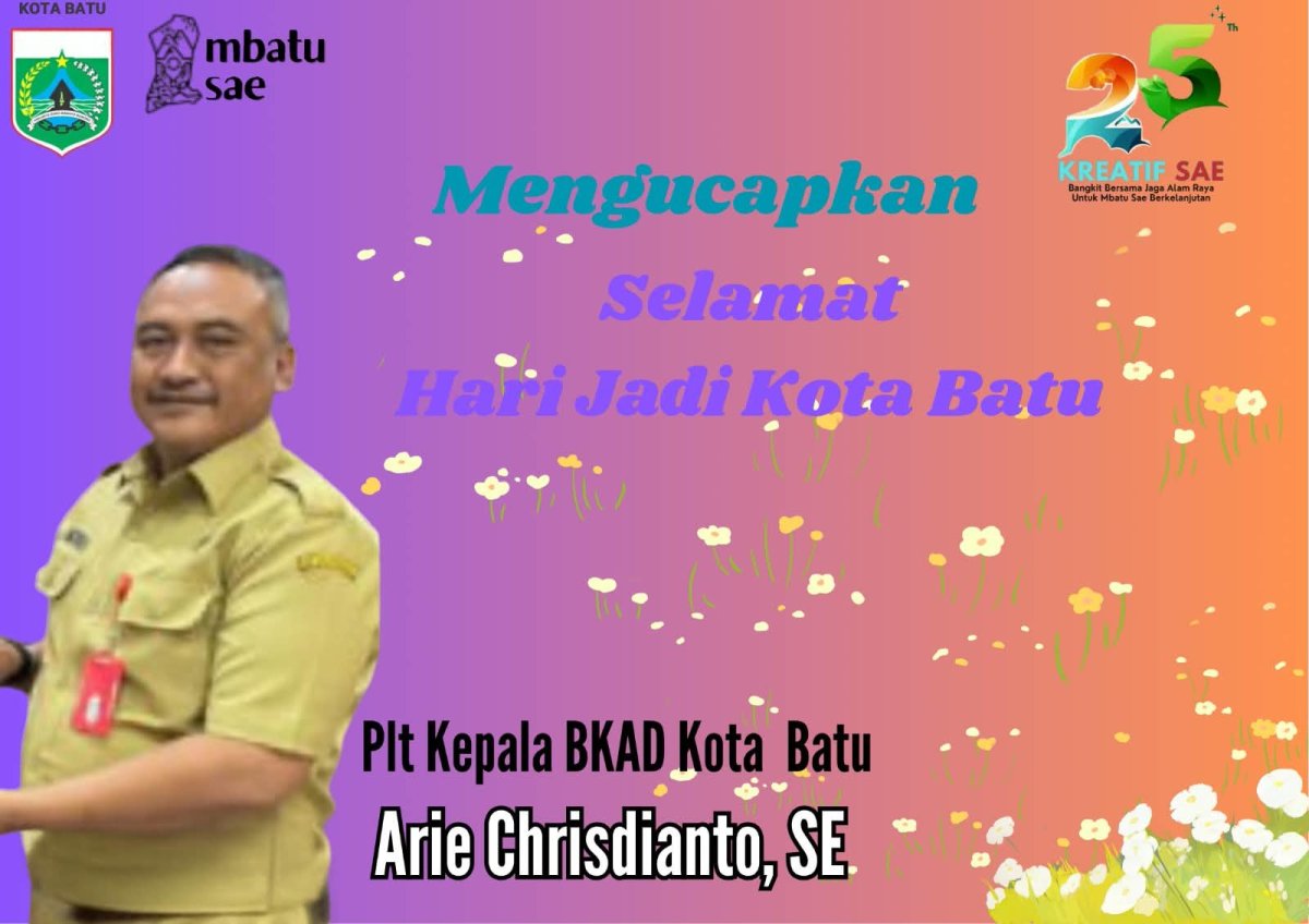 Iklan Ucapan Hari Jadi Kota Batu ke-25