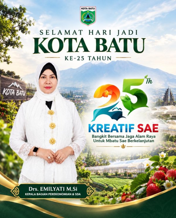 Iklan Ucapan Hari Jadi Kota Batu ke-25