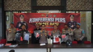 Berhasil Amankan 11 Pelaku, Satreskrim Polres Batu Ungkap 8 Kasus Curanmor dalam Operasi Sikat Semeru 2026