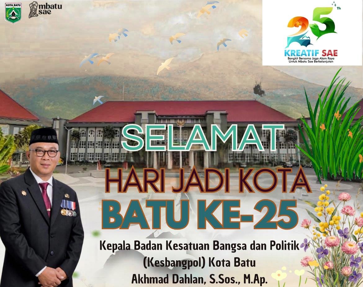 Iklan Ucapan Hari Jadi Kota Batu ke-25