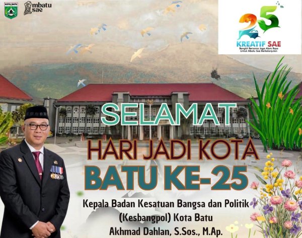 Iklan Ucapan Hari Jadi Kota Batu ke-25
