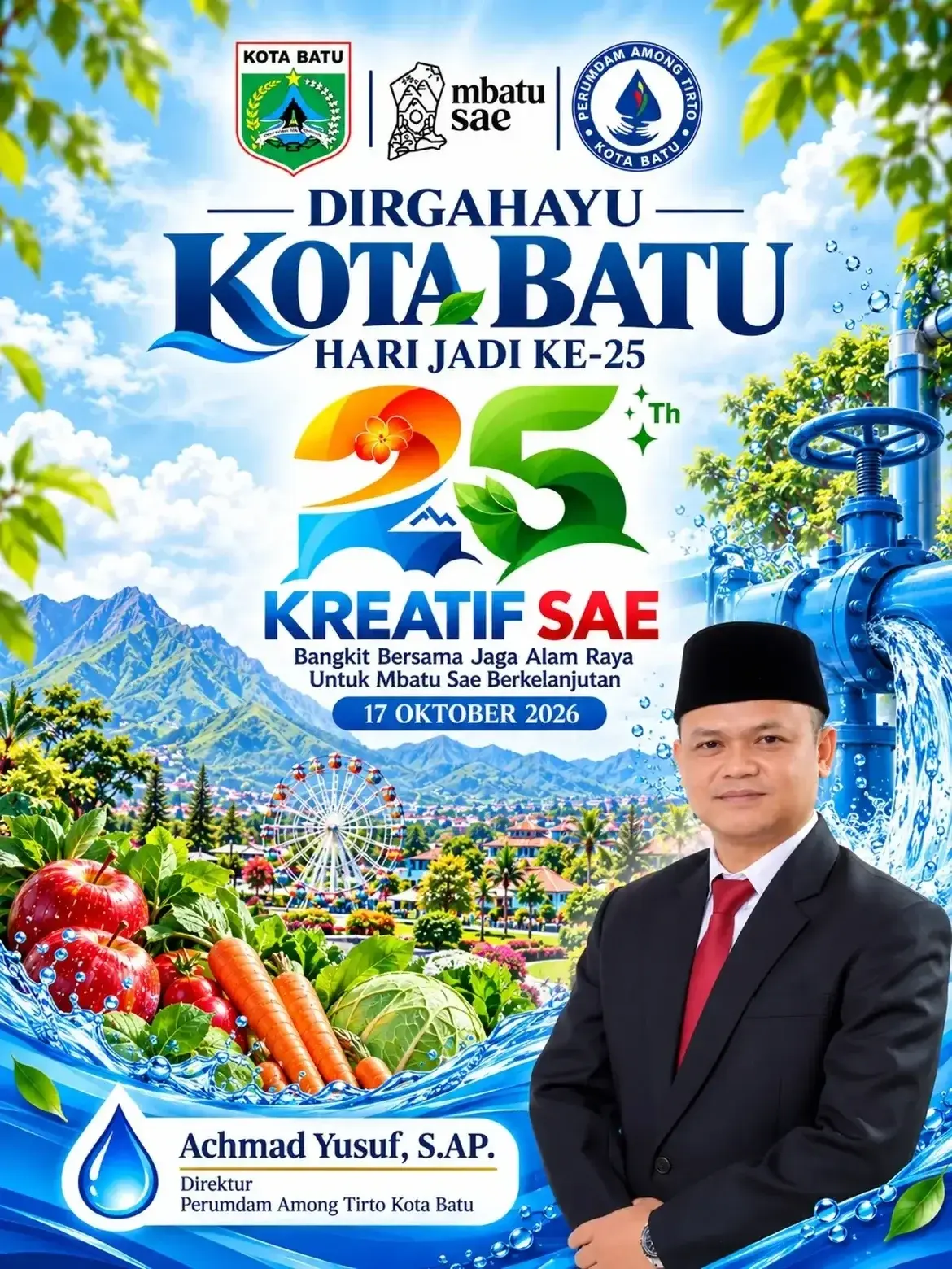 Iklan Ucapan Hari Jadi Kota Batu ke-25