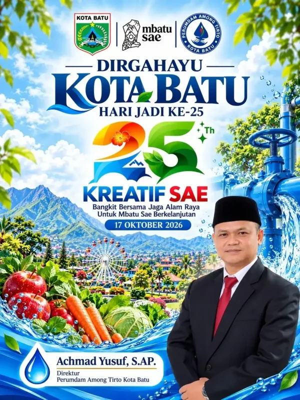 Iklan Ucapan Hari Jadi Kota Batu ke-25