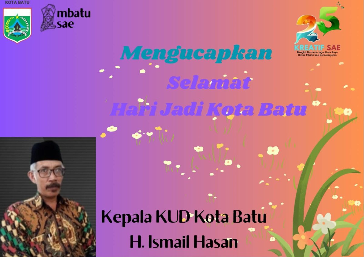 Iklan Ucapan Hari Jadi Kota Batu ke-25