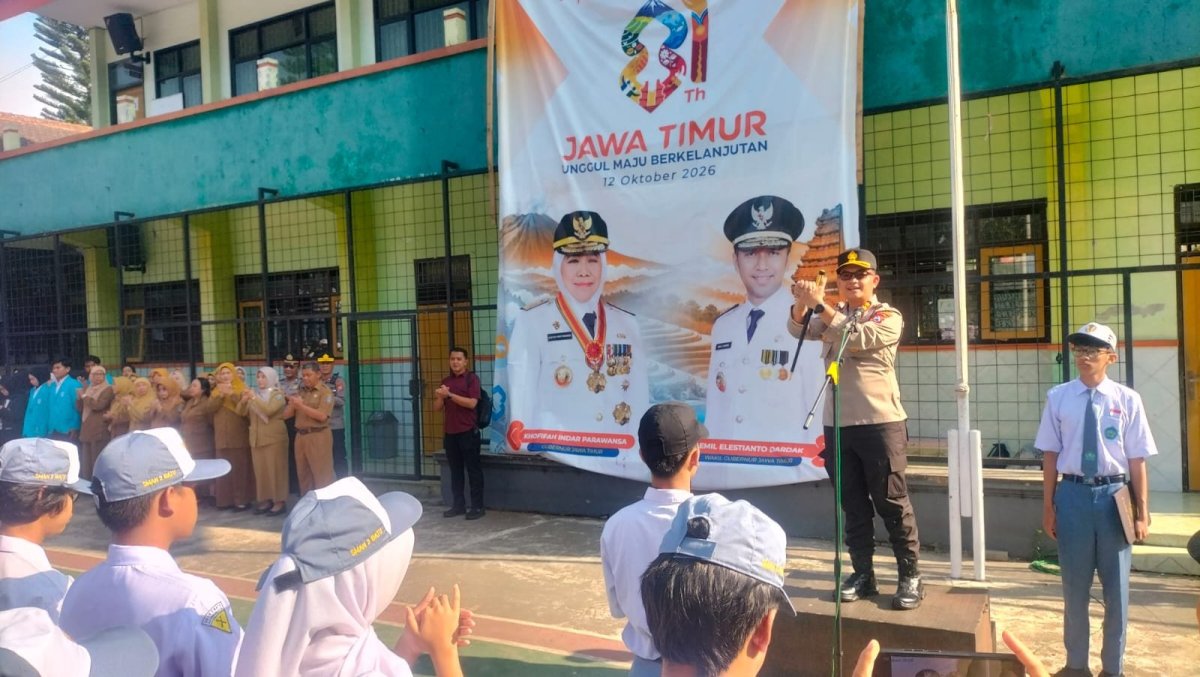 Jadi Irup, Kapolres Batu, AKBP Panji Ingatkan Pelajar Bahaya Narkoba, Bulliying dan Disiplin Lalin