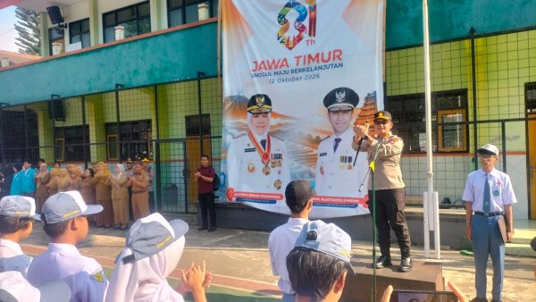 Jadi Irup, Kapolres Batu, AKBP Panji Ingatkan Pelajar Bahaya Narkoba, Bulliying dan Disiplin Lalin